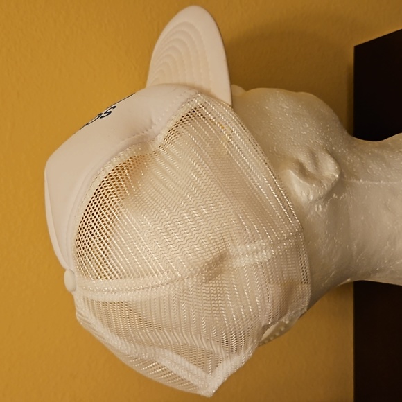 VINTAGE SCHWISTER FORD CAP HAT CAP TRUCKER 1980s white blue adjustable str… - Picture 5 of 8